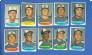 Braves - 1974 Topps Stamps COMPLETE TEAM SET (10 stamps)