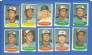 Expos - 1974 Topps Stamps COMPLETE TEAM SET (10 stamps)