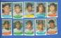 Twins - 1974 Topps Stamps COMPLETE TEAM SET (10 stamps)
