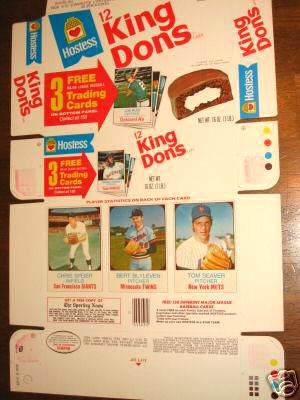 1975 Hostess COMPLETE BOX # 73-74-75 Tom Seaver  cards value