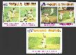 1977 Topps #411 -413 World Series complete 3-card Reds/Yankees subset