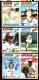 1977 Topps  -  UNCUT 2-card PANEL with JOE MORGAN (Reds)