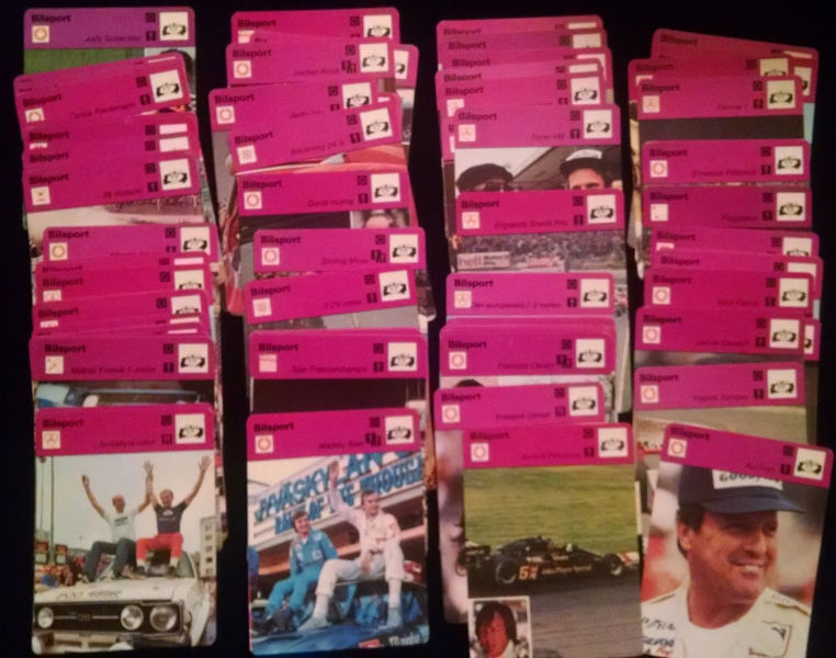 1977-1979 Sportscaster AUTO RACING - LOT of (68) diff. PLUS (3) Booklets  cards value