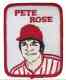 1978/79 Penn Emblem Baseball Patch # 73a Pete Rose [VAR:Red Border](Phills)