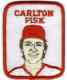 1978/79 Penn Emblem Baseball Patch # 30 Carlton Fisk (Red Sox)