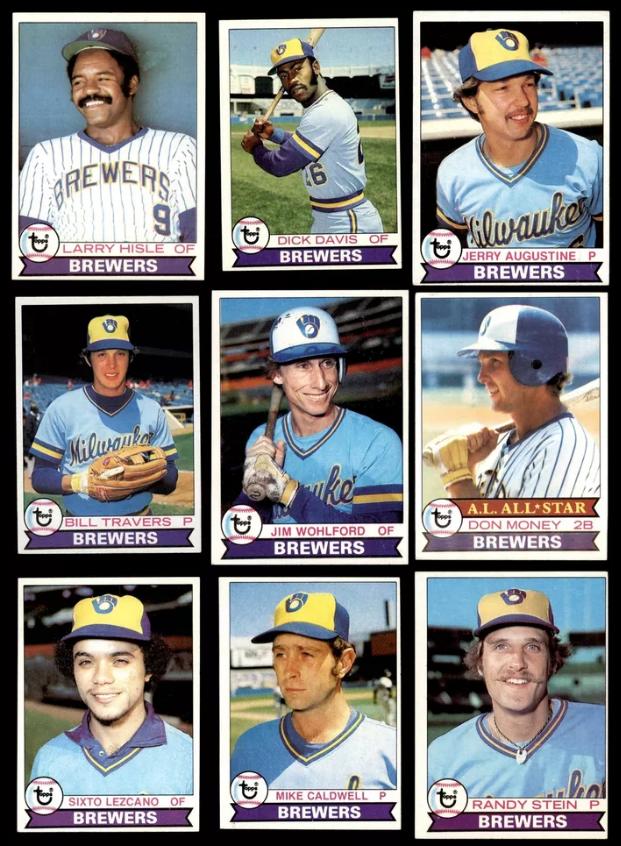 Brewers Team Lot - 1979 Topps - Lot of (450+) assorted  cards value