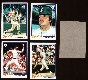 BB: Yankees - 1978 Topps BLANK-BACK PROOFs - Team Lot (4) different