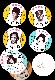 1976 Carousel MSA DISCS - Lot (20) different w/(4) HALL-OF-FAMERS