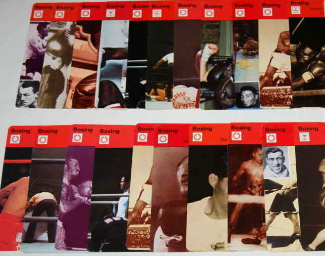 1977-1979 Sportscaster BOXING - LOT/Starter Set of (35) different  cards value