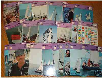 1977-1979 Sportscaster YACHTING - LOT/Starter Set of (39) different  cards value