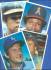 1980-81 Topps SuperStars - Lot of (4) different George Brett & Rod Carew