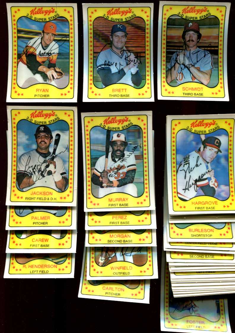 1981 Kellogg's - COMPLETE SET (66 cards)  cards value