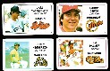 1981 Perma-Graphic CREDIT CARD  - Lot of (7) different Hall-of-Famers