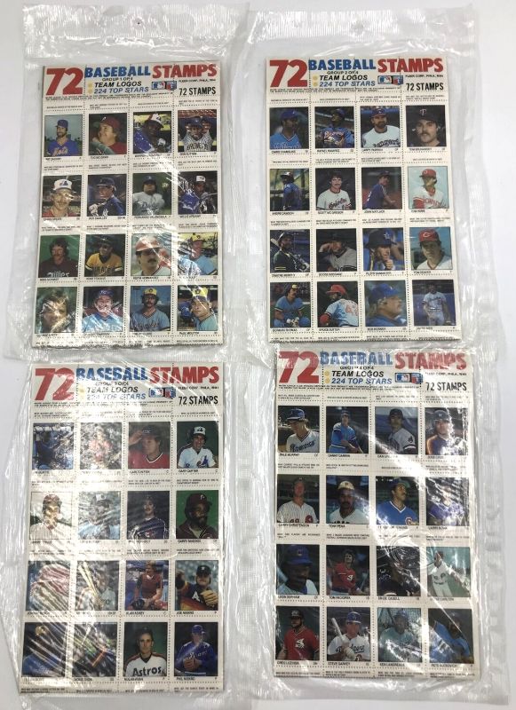 1983 Fleer - Baseball STAMPS - BULK COLLECTION - OVER 1,000 STAMPS  cards value