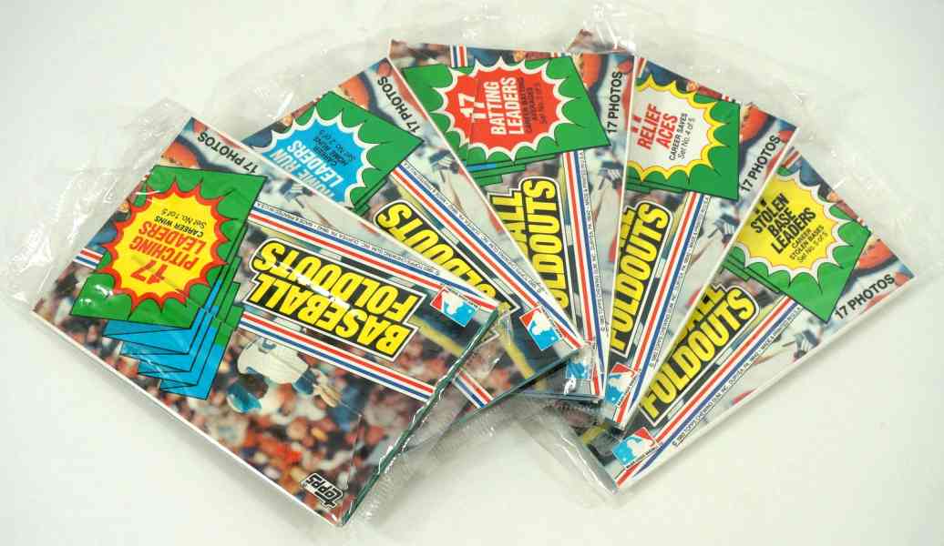 1983 Topps CAREER LEADERS FOLDOUTS - COMPLETE SET (5 Foldouts=85 cards)  cards value