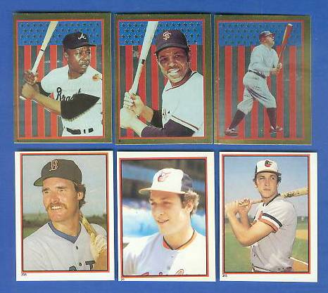 1983 Topps Stickers  - Lot of (6) HALL-OF-FAMERS & SUPERSTARS !!!  cards value