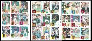 1984 Nestle/Topps - 9-CARD UNCUT PANELS - Lot of (3)