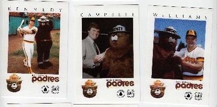 1984 Smokey Bear -  Lot of over (100) assorted (San Diego Padres)  cards value