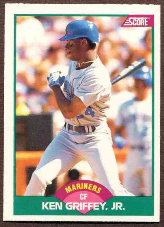 Ken Griffey Jr - 1989 Score Traded #100T ROOKIE (Mariners)  cards value