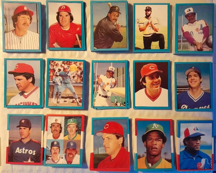 1981/1982 Topps Stickers - Lot of (955) with (50) HALL-of-FAMERS !!!  cards value