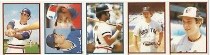 1983 Topps Stickers #.26 CAL RIPKEN - COMPLETE 5-Sticker Panel !!(Orioles)