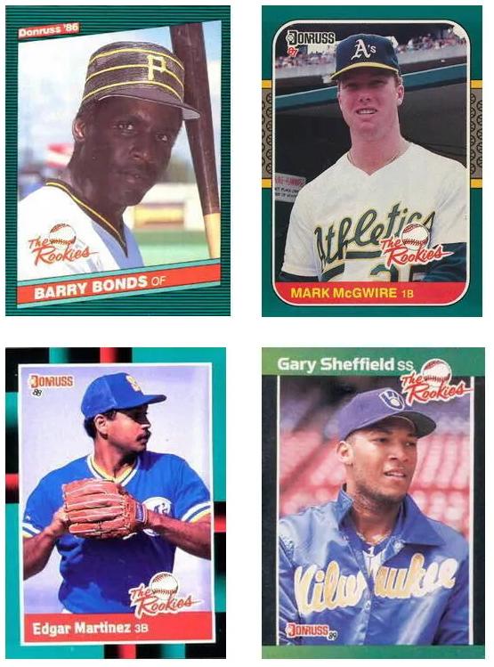 1986 +1987+1988 Donruss 'The ROOKIES' - (3) Complete SETs (168 cards)  cards value