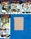 Twins - 1986 Topps BLANK-BACK PROOFs - Team Lot (7)
