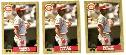 1987 Topps #648 Barry Larkin ROOKIE - Lot of (25) (Reds,HOF)