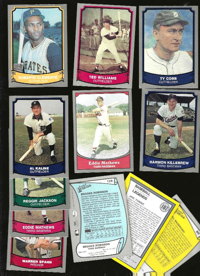 1988-1990 Pacific Baseball Legends-Lot of (475) w/(105) Hall-of-Famers !!!  cards value