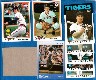 Tigers - 1978-1986 Topps BLANK-BACK PROOFs - Team Lot (9)