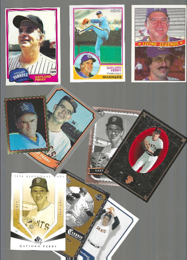 Gaylord Perry - 1981-2007 Collection/Lot - (13) different  cards value