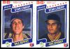 Dale Murphy / Jose Canseco ROOKIE - 1987 M&M's 2-card PANEL