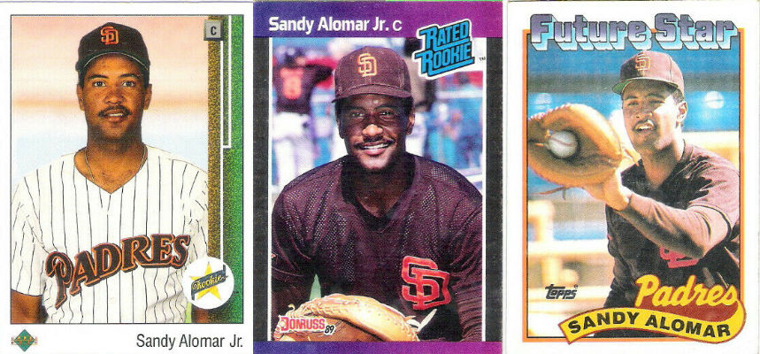 Sandy Alomar COLLECTION - Lot of (600) ROOKIE cards !!!  cards value