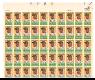 Jackie Robinson - 1982 U.S. Postage Stamp - COMPLETE 50-Stamp Sheet