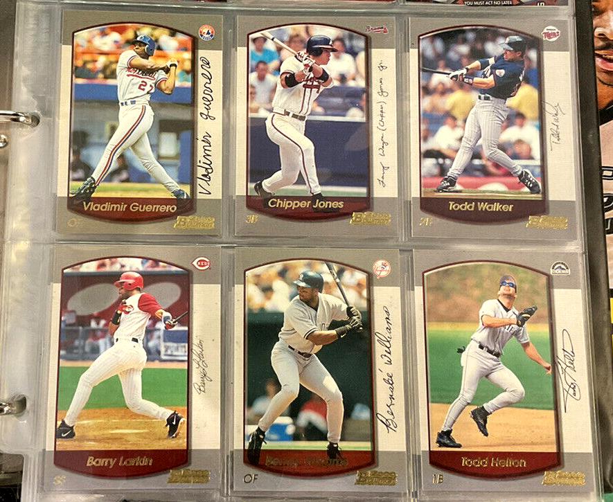 2000 Bowman - NEAR COMPLETE SET (433/440 cards)  cards value