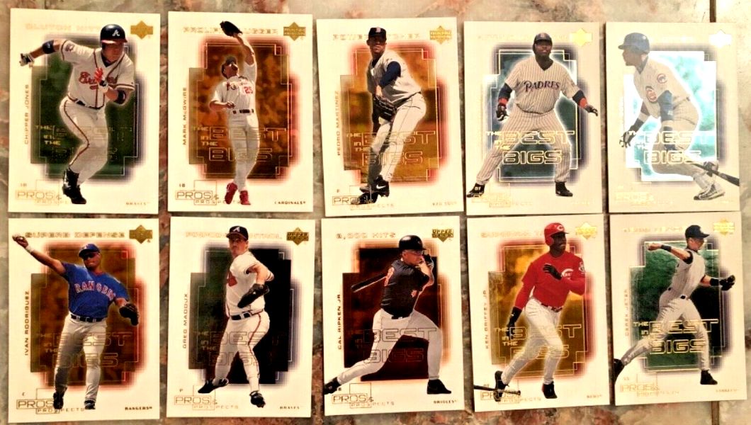 2000 UD Pros & Prospects - BEST in the BIGS - Complete Insert Set (10)  cards value