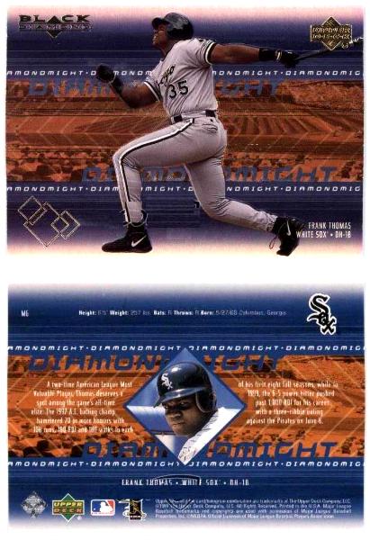 2000 UD Black Diamond - DIAMONDMIGHT - Complete Insert Set (10)  cards value