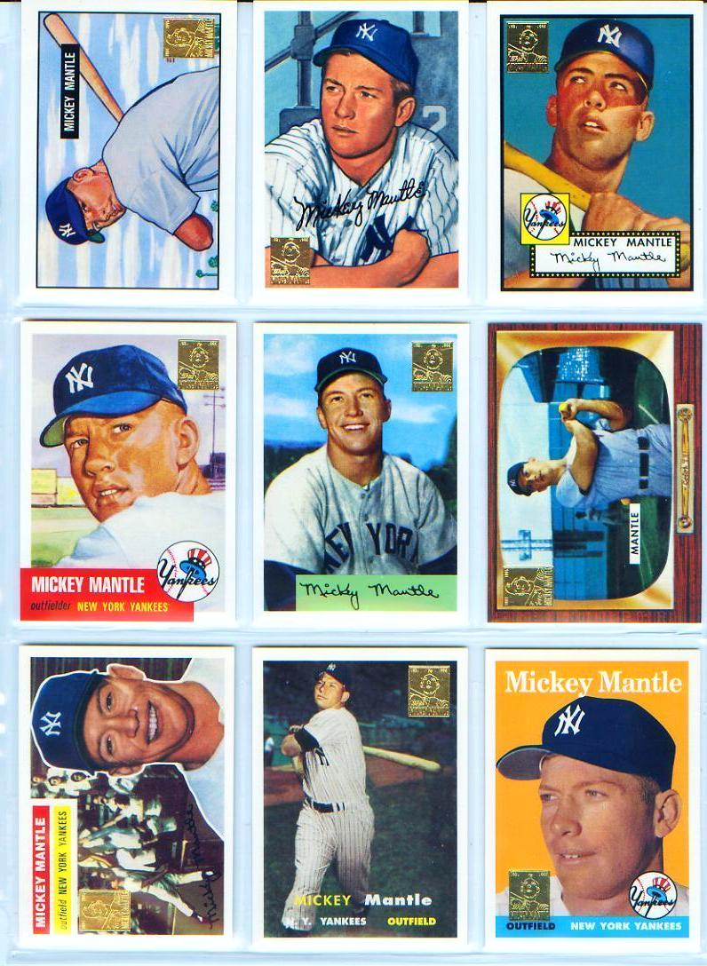 1996 Topps Mickey Mantle  - Starter Set/Lot of (12) different  cards value