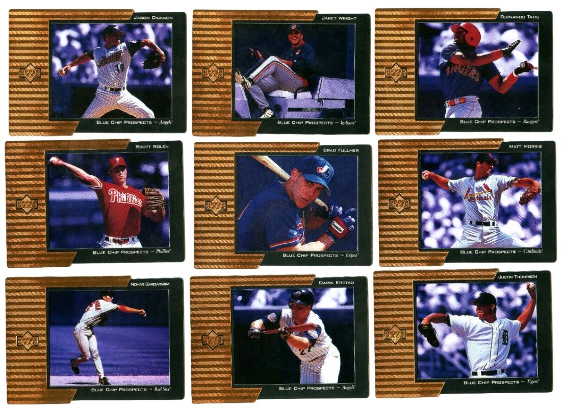 1998 Upper Deck - BLUE CHIP PROSPECTS - Starter Set/Lot of (23/30) diff.  cards value
