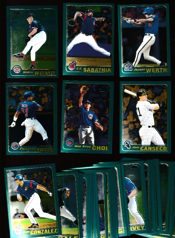2001 Topps CHROME Traded - Starter Set/Lot of (126/255)  cards value