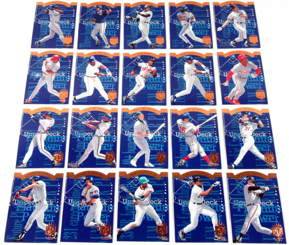 1993 SP - PLATINUM POWER - Complete Insert Set (20)  cards value