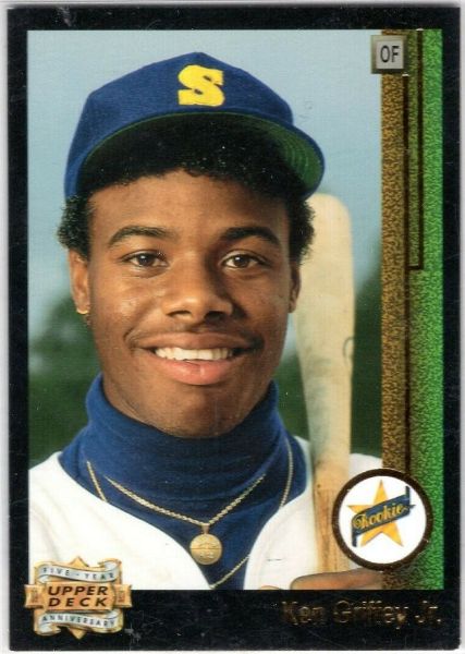 1993 Upper Deck - FIVE-YEAR ANNIVERSARY - Complete Insert Set (14)  cards value