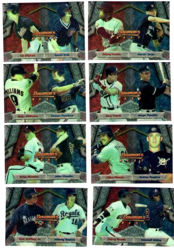 1994 Bowman's Best - COMBOS - Complete Subset (20 cards)  cards value
