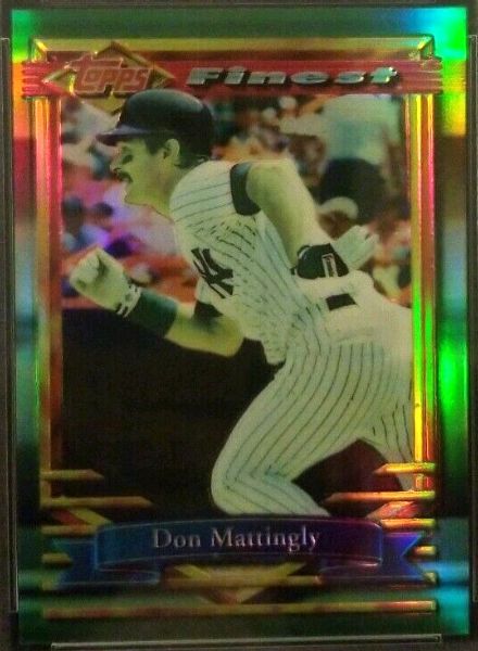 1994 Finest REFRACTOR #392 Don Mattingly  cards value