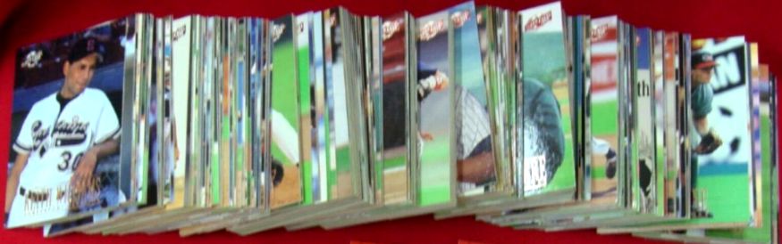 1996 Fleer Excel MINOR LEAGUE - COMPLETE SET (250 cards)  cards value