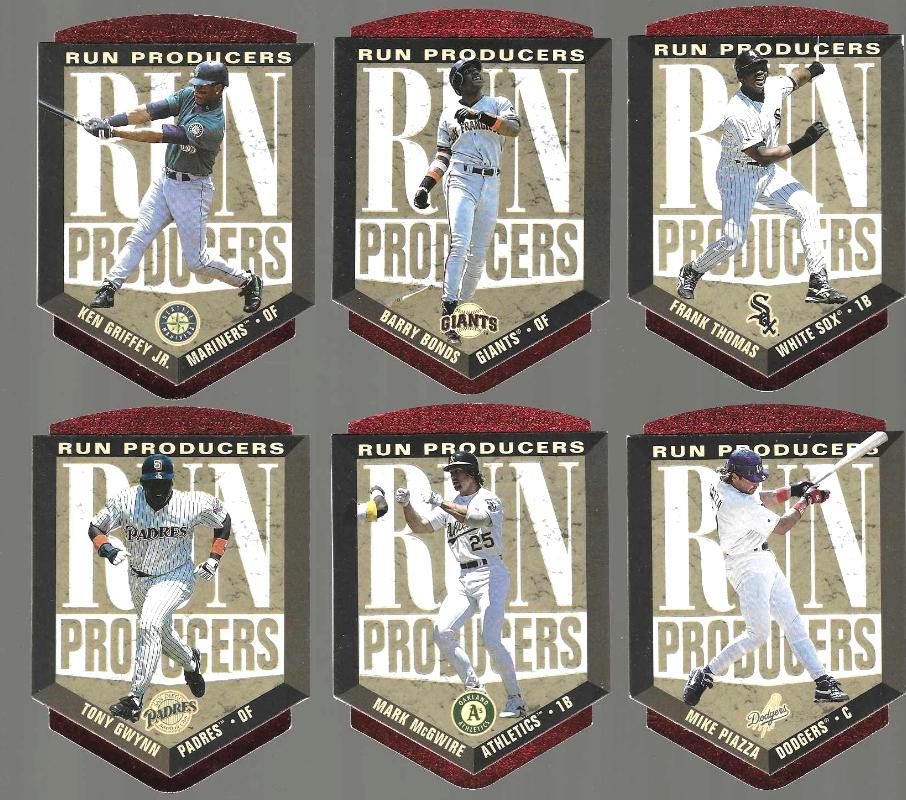 1996 Upper Deck - RUN PRODUCERS - Complete Insert Set (20)  cards value