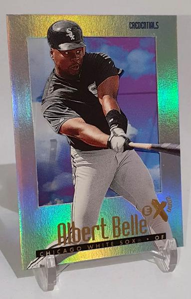 Albert Belle - 1997 E-X2000 #12 CREDENTIALS [#/299] (White Sox)  cards value