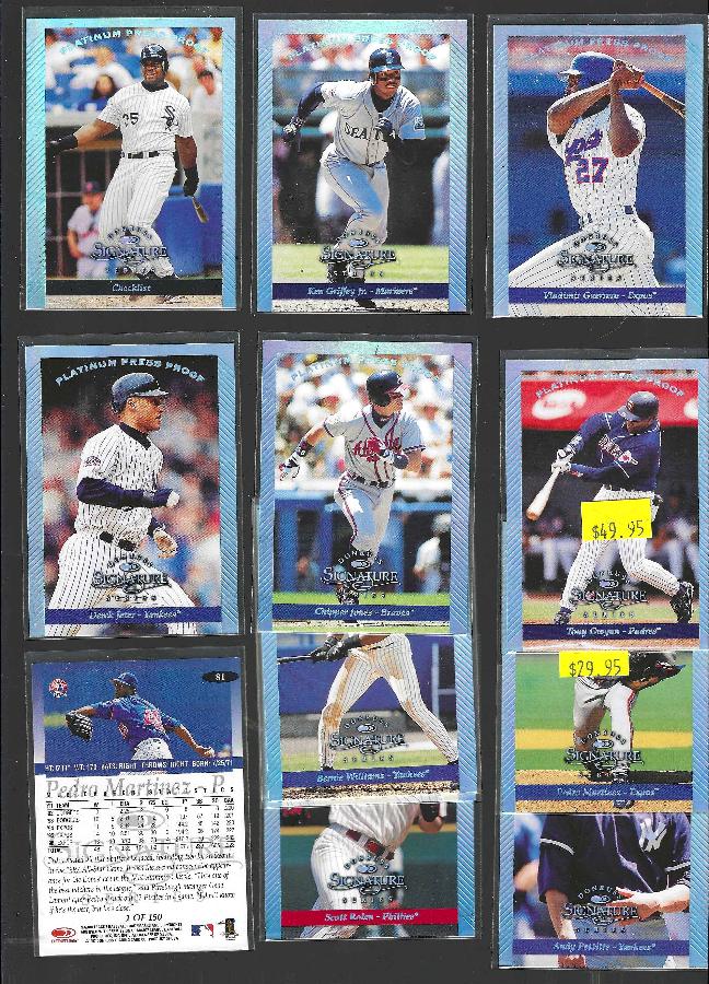 Bernie Williams - 1997 Donruss Signature #12 PLATINUM PRESS PROOF [/150]  cards value