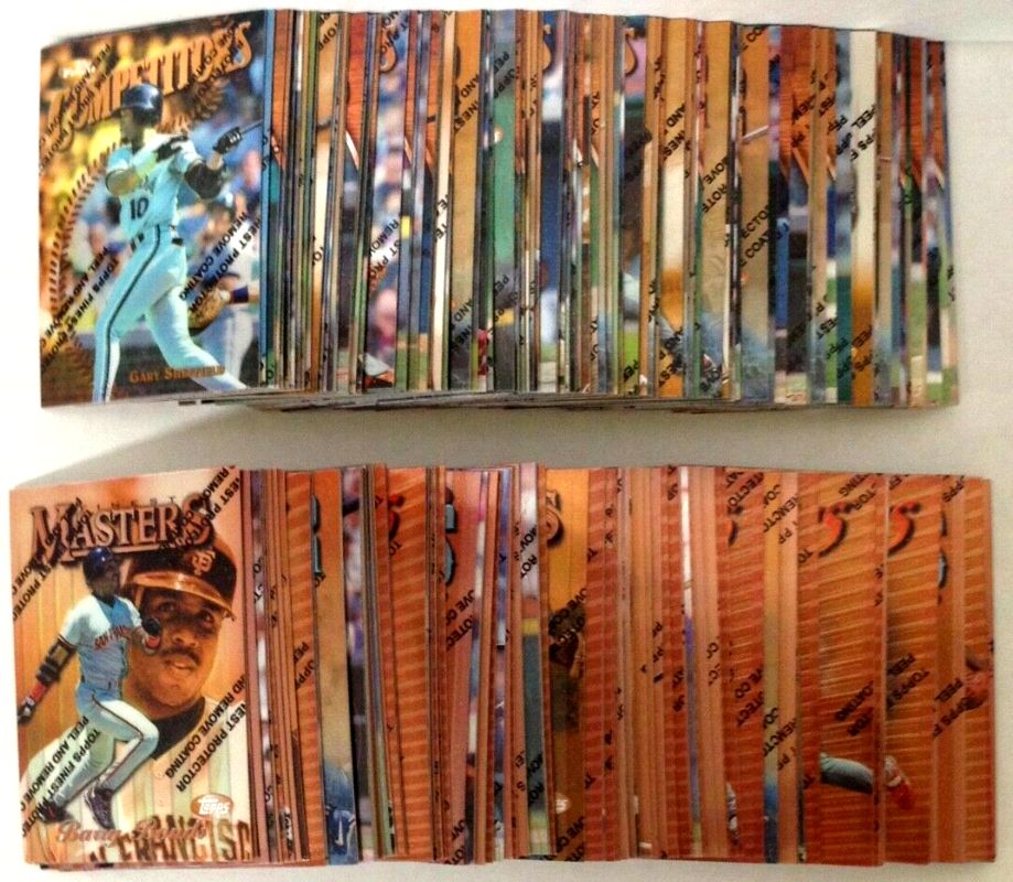 1997 Topps FINEST 1+2 - COMPLETE BRONZE SET (200 cards)  cards value