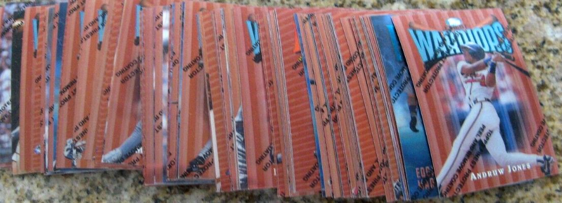 1997 Topps FINEST 1 - COMPLETE BRONZE SET (#1-100) with DEREK JETER  cards value